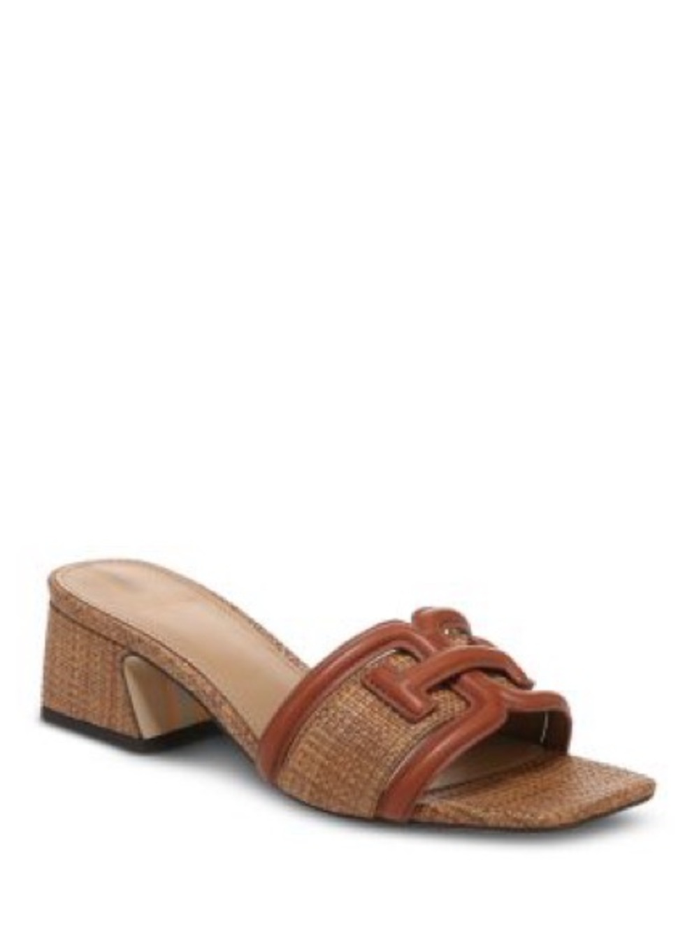 Sam Edelman Tan Brown Woven Slide Mule